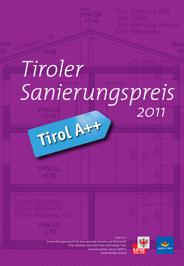 Katalog "Tiroler Sanierungspreis 2011"